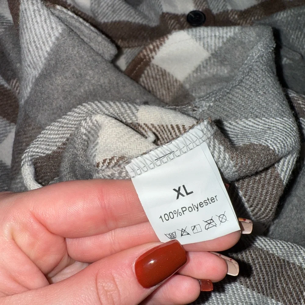 Plaid flannel jacket - Picture 3 of 4